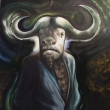 Buffalo Bill, 140x160cm, acrylic on canvas, 2017